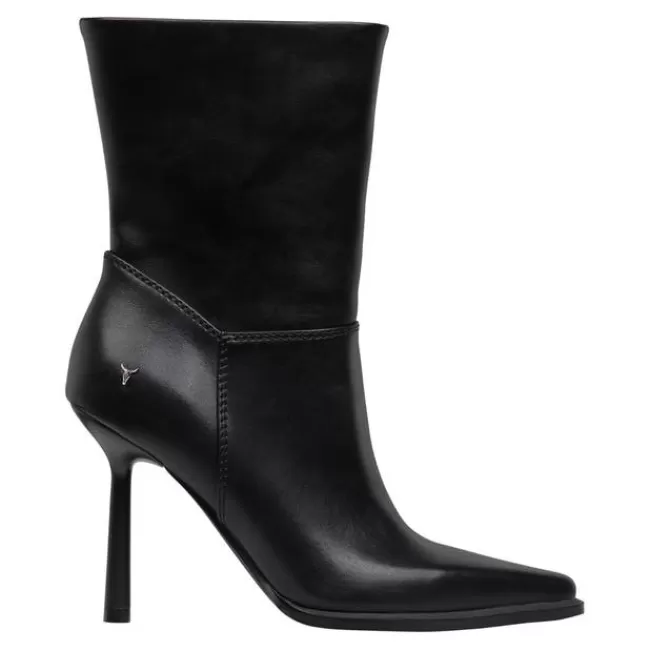 Windsor Smith High Heel Boots*ALLURE BLACK STILETTO ANKLE BOOTS