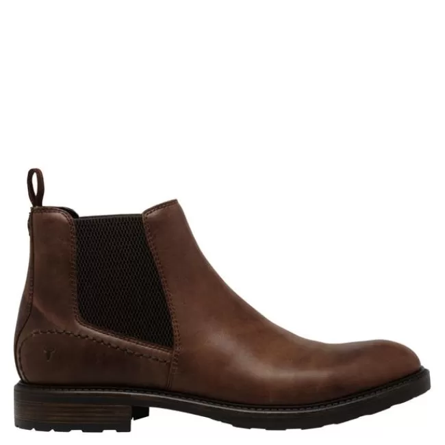 Windsor Smith Casual Boots*ARLO DARK BROWN LEATHER BOOTS