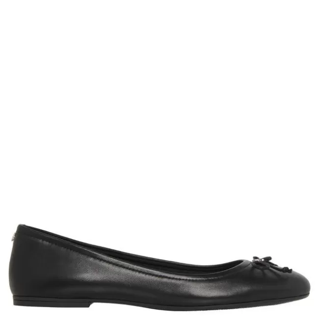 Windsor Smith Flats*BABYDOLL BLACK LEATHER FLATS