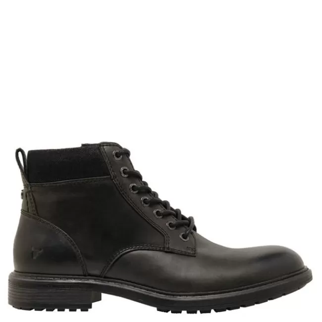 Windsor Smith Casual Boots*BEAU BLACK LEATHER BOOTS