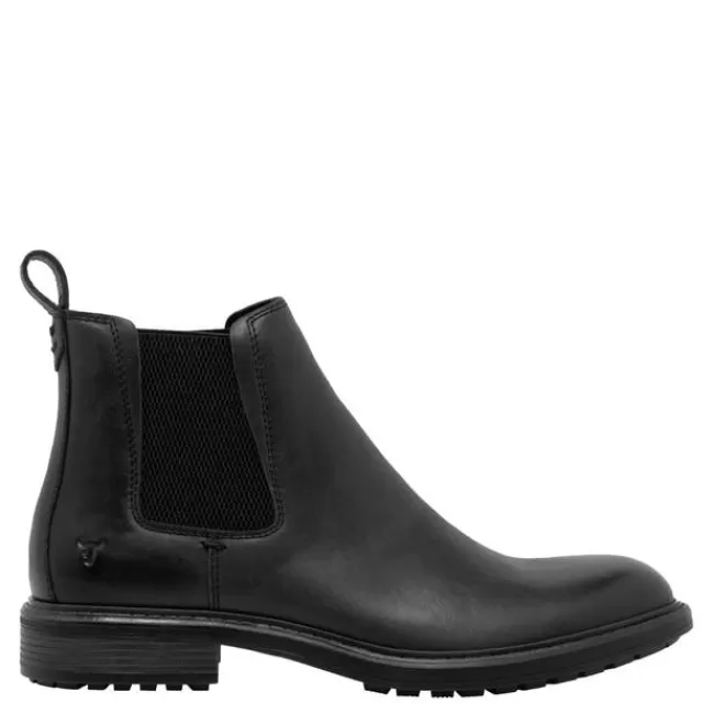 Windsor Smith Casual Boots*BECKETT BLACK LEATHER  BOOTS