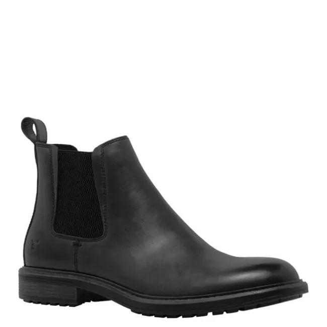 Windsor Smith Casual Boots*BECKETT BLACK LEATHER  BOOTS