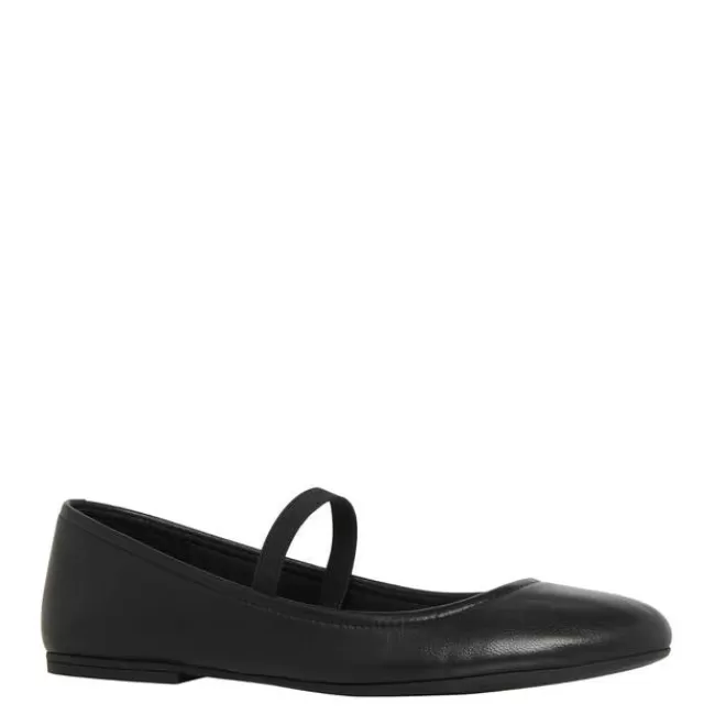 Windsor Smith Flats*BLOOM BLACK LEATHER FLATS