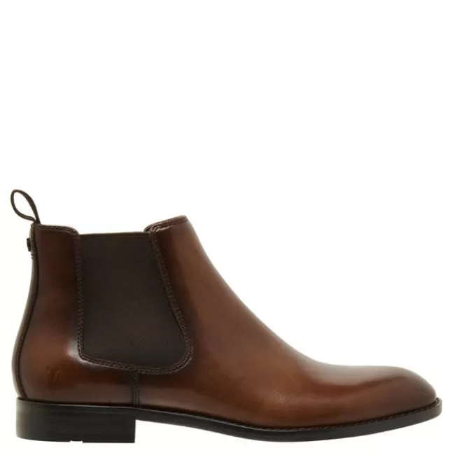 Windsor Smith Dress Boots*DANIELE DARK BROWN LEATHER BOOTS