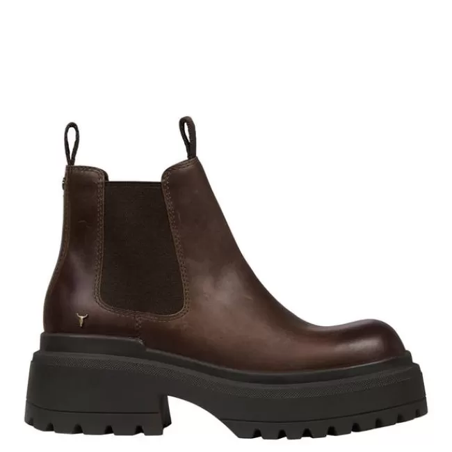 Windsor Smith Platform Boots | Platform Boots*DOPAMINE DARK BROWN BOOTS