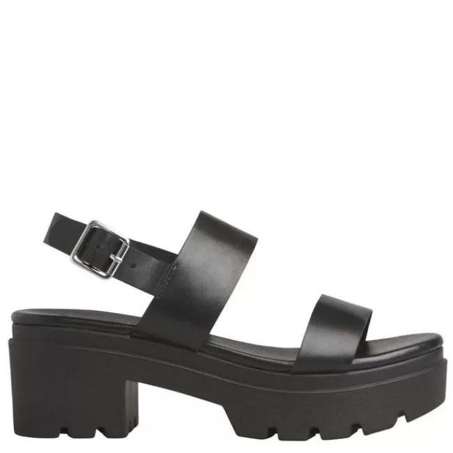 Windsor Smith Chunky Sandals*EMMY BLACK LEATHER SANDALS