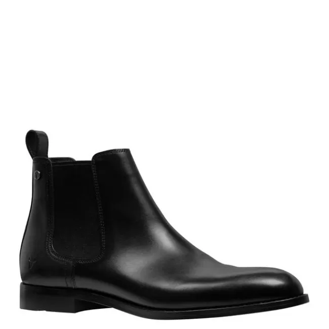 Windsor Smith Dress Boots*FABIAN BLACK LEATHER BOOTS