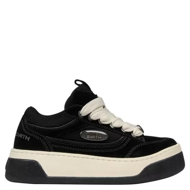 Windsor Smith Platform Sneakers | Platform Shoes*FLAVOUR BLACK SUEDE SNEAKERS