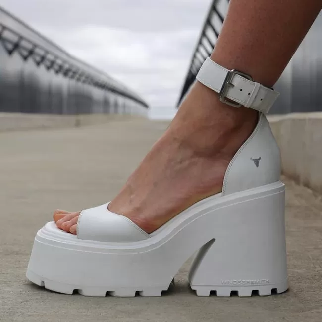 Windsor Smith Platform Heels | Platform Heels*FLAWS WHITE PLATFORM HEELS