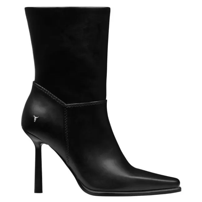 Windsor Smith High Heel Boots*HIGHLIGHT BLACK STILETTO BOOTS