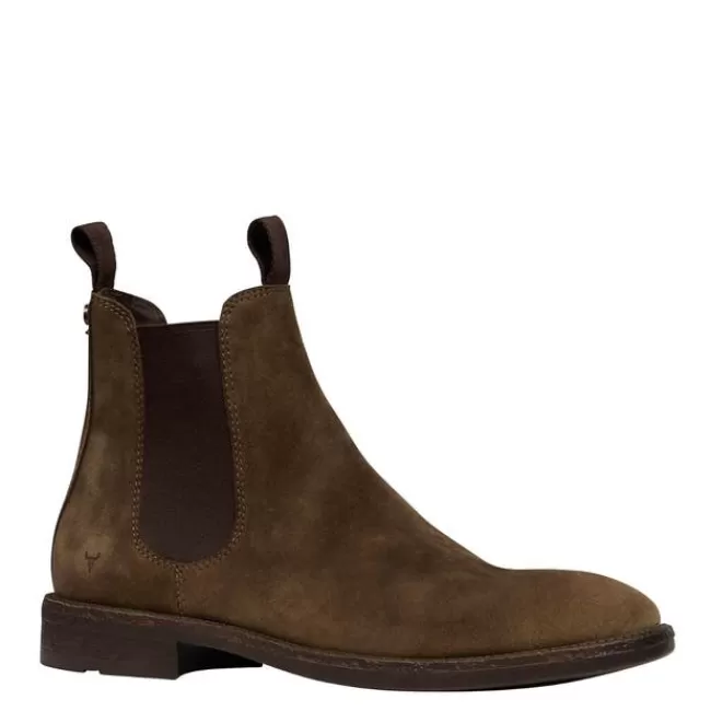 Windsor Smith Casual Boots*JACE TAUPE SUEDE BOOTS