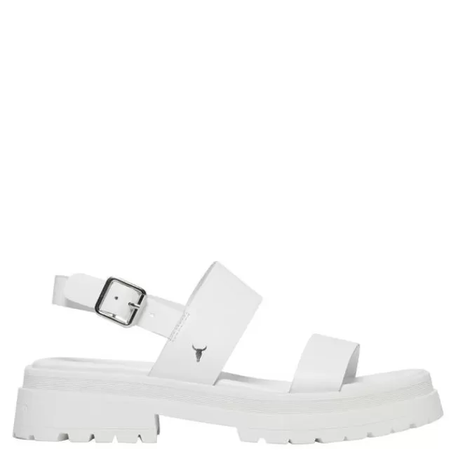 Windsor Smith Chunky Sandals*LOYALTY WHITE LEATHER SANDALS