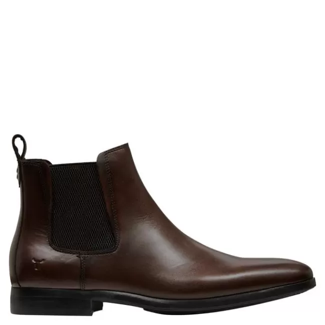 Windsor Smith Dress Boots*MATTEO BROWN LEATHER BOOTS