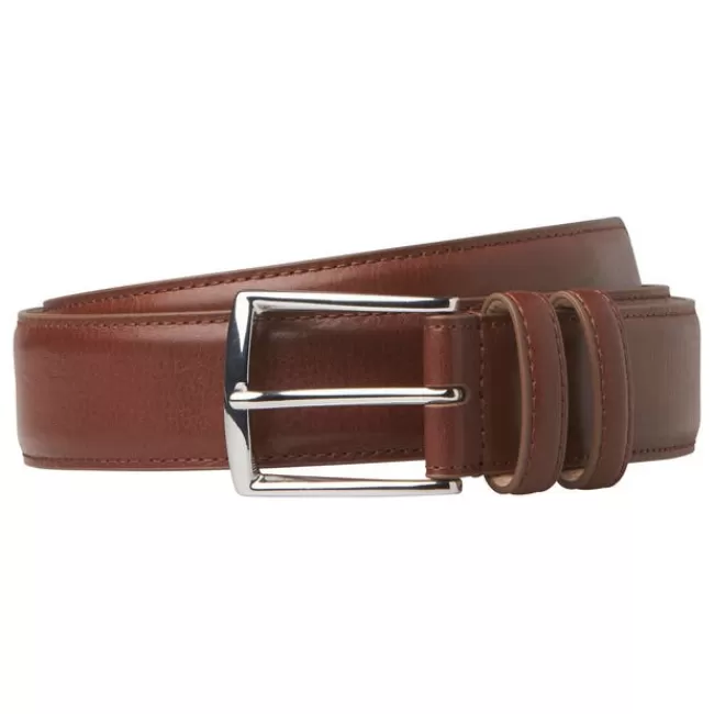 Windsor Smith Belts*MENS DRESS BELT WHISKY LEATHER