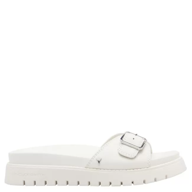 Windsor Smith Flat Sandals*MOMENT SNOW LEATHER SANDALS