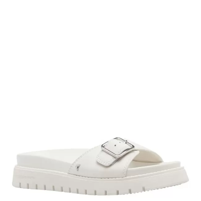 Windsor Smith Flat Sandals*MOMENT SNOW LEATHER SANDALS