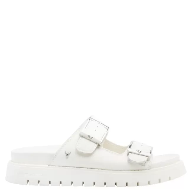 Windsor Smith Flat Sandals*MOOD SNOW LEATHER SANDALS