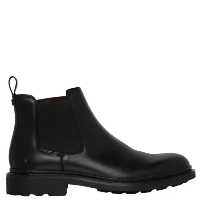 Windsor Smith Dress Boots*NIALL BLACK LEATHER BOOTS