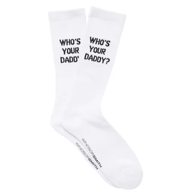 Windsor Smith Socks*NOVELTY SOCK WHOS YOUR DADDY