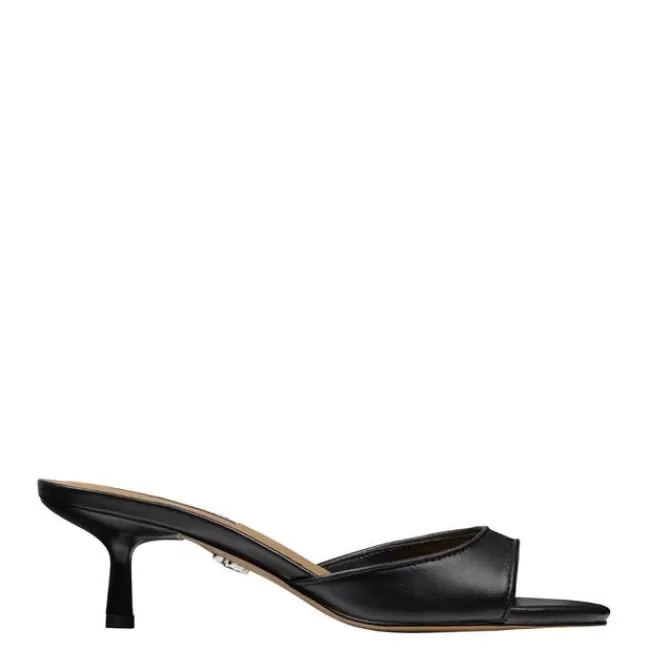 Windsor Smith Low Heels*PURSUE BLACK LEATHER HEELS