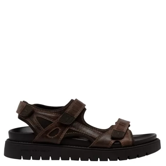 Windsor Smith Sandals*RAVEN DARK BROWN LEATHER SANDALS