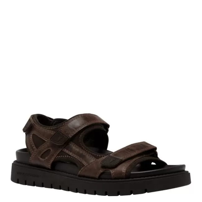 Windsor Smith Sandals*RAVEN DARK BROWN LEATHER SANDALS