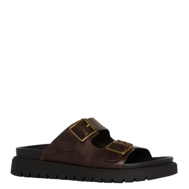 Windsor Smith Sandals*REIGN DARK BROWN LEATHER SANDALS