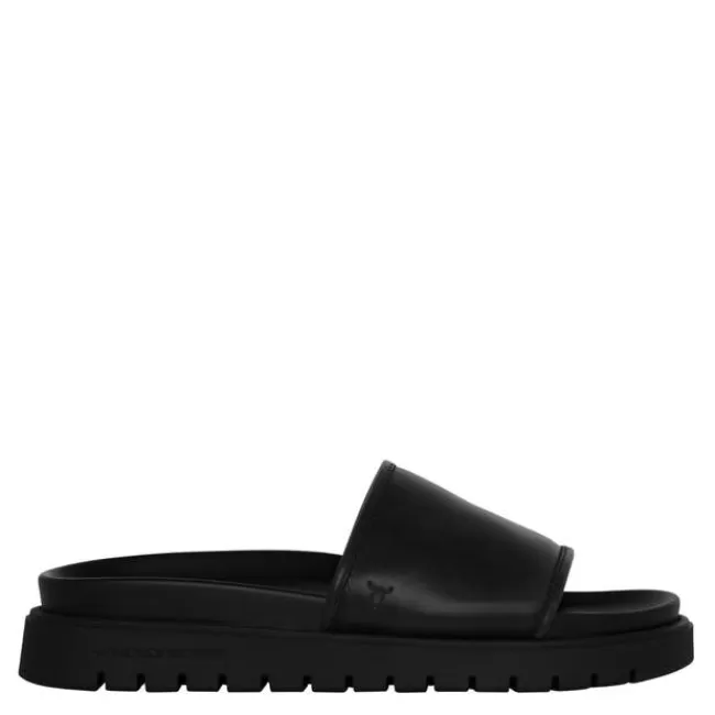 Windsor Smith Sandals*ROWDY BLACK LEATHER SANDALS