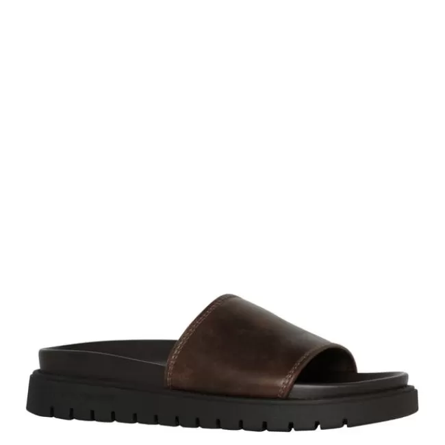 Windsor Smith Sandals*ROWDY DARK BROWN LEATHER SANDALS