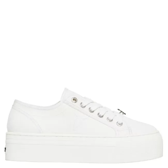 Windsor Smith Platform Sneakers*RUBY WHITE CANVAS SNEAKERS