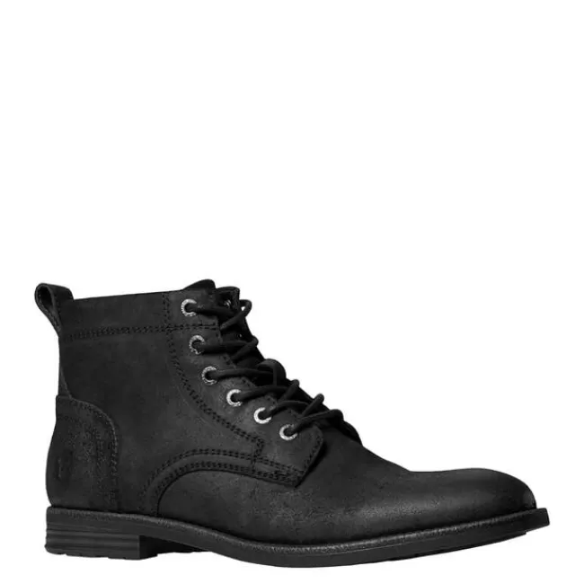 Windsor Smith Casual Boots*SEBASTIAN BLACK OIL SUEDE LEATHER BOOTS