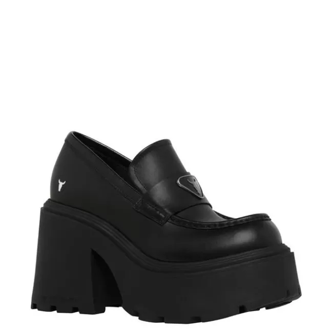 Windsor Smith Platform Shoes*SPOILED BLACK LEATHER PLATFORM SHOES