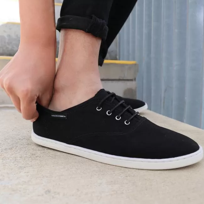 Windsor Smith Casual Shoes*STANLEY BLACK CANVAS SHOES