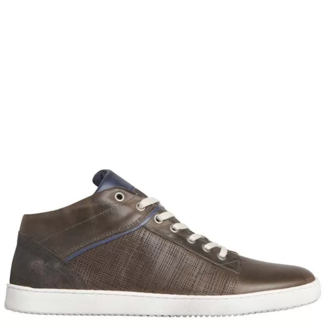 Windsor Smith European Collection*TRECKKER GREY LEATHER BOOTS