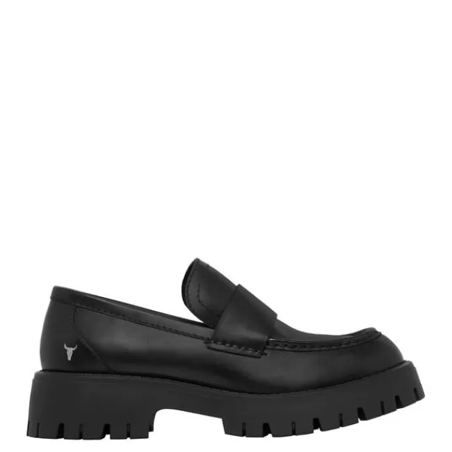 Windsor Smith Loafers*TRICKS BLACK LEATHER LOAFERS